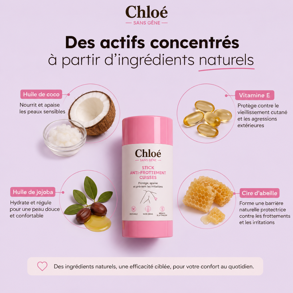 Stick anti-frottement cuisses