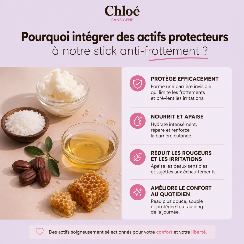 Stick anti-frottement cuisses